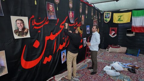 تصاویر/ آغاز به کار فعالیت موکب الشهدا در مرز مهران