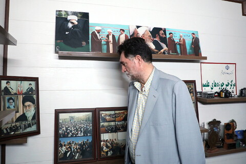 تصاویر/ بازدید مدیرکل فرهنگ و ارشاد اسلامی استان قم از خبرگزاری حوزه