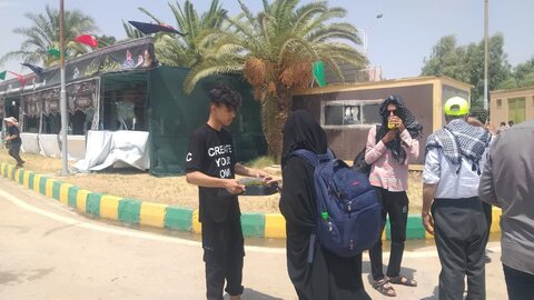 تصاویر/ تردد زائران اربعین حسینی(ع) از پایانه مرزی خسروی