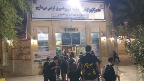 تصاویر/ تردد زائران اربعین حسینی(ع) از پایانه مرزی خسروی