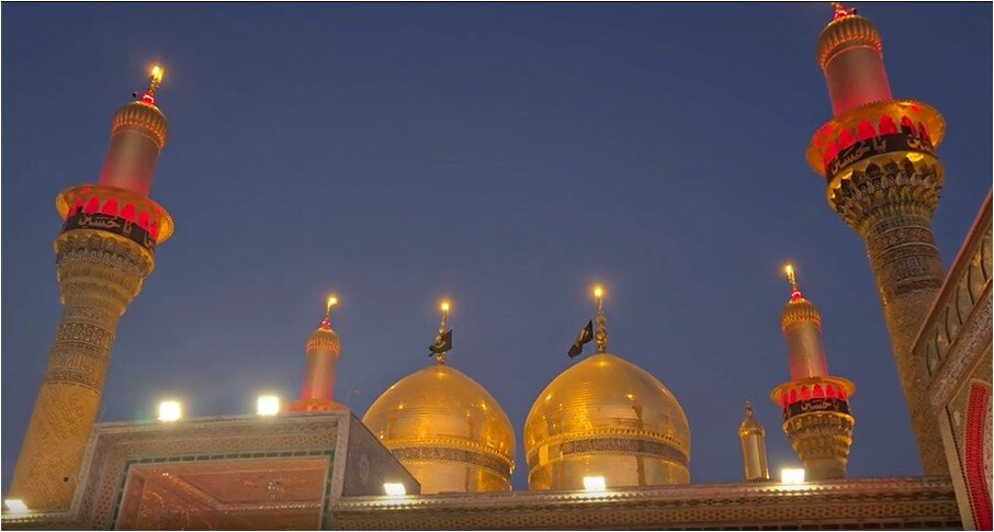 فیلم| حال و هوای اربعینی حرم امامین کاظمین (علیهما السلام)