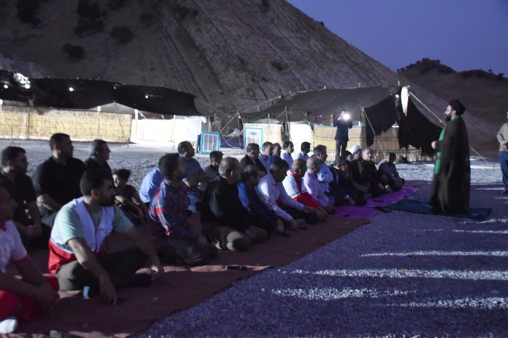 آیین افتتاح موکب مرکزی شهدای آبدانان برگزار شد