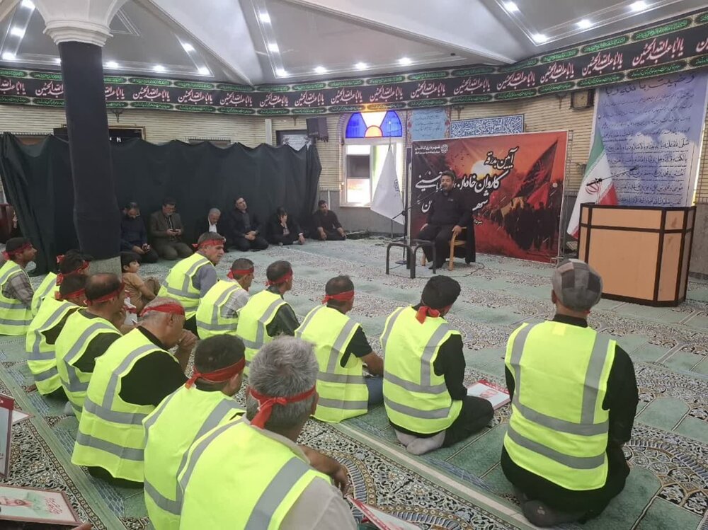 اعزام ۴۰ نفر از نیروهای شهرداری کاشان جهت خدمت در مراسم اربعین حسینی +تصاویر