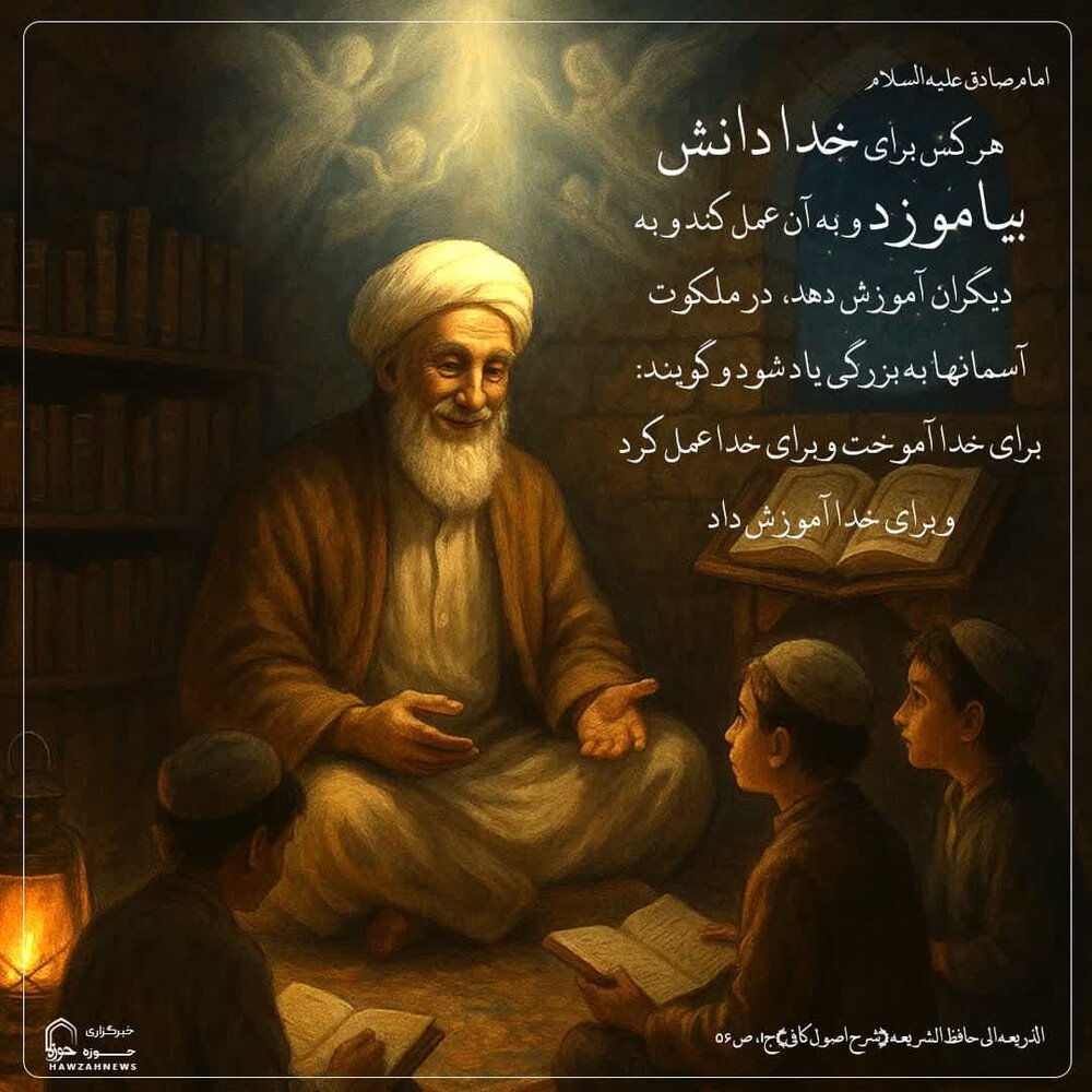 عکس نوشت| سه ویژگی عالم راستین