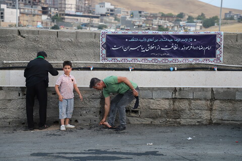 تصاویر/ فعالیت موکب پیامبر اعظم (ص)حوزه علمیه خاتم الانبیاء سنندج