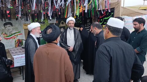 تصاویر مسئولان حوزه علمیه خواهران از موکب حضرت صاحب‌الزمان(عج) کوهدشت