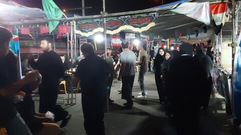 تصاویر/ فعالیت موکب امام حسین (ع) شهرستان بوکان