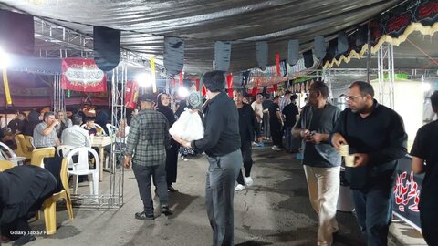 تصاویر/ فعالیت موکب امام حسین (ع) شهرستان بوکان