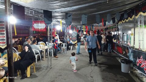 تصاویر/ فعالیت موکب امام حسین (ع) شهرستان بوکان