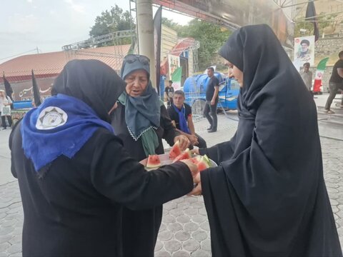 تصاویر/ استمرار تردد زوار کشورهای آذربایجان و گرجستان از مرز بازرگان