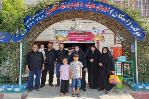 میزبانی موکب چهارده معصوم(ع) کرمانشاه از زائران اربعین حسینی+تصاویر