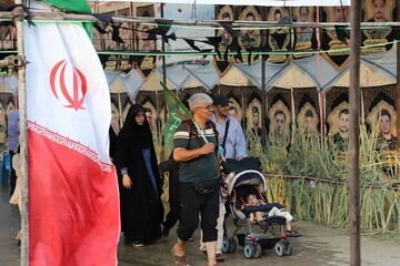 تصاویر/ وضعیت تردد زائران اربعین حسینی(ع) از مرز بین‌المللی خسروی