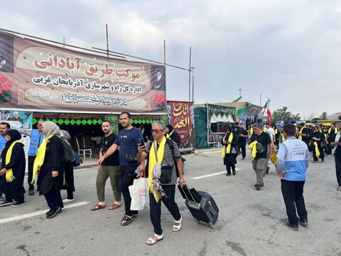 تصاویر/  تردد زوار از مرز تمرچین ادامه دارد