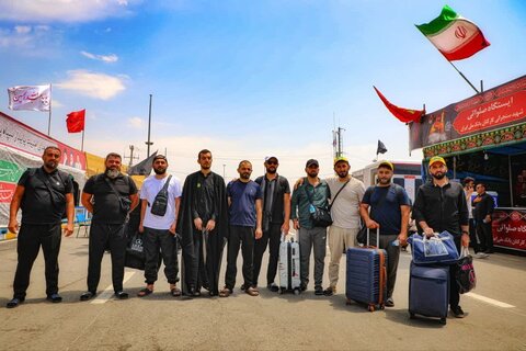 تصاویر/  تردد زوار از مرز تمرچین ادامه دارد