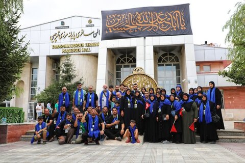 تصاویر/  تردد زوار از مرز تمرچین ادامه دارد