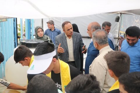 تصاویر/ فعالیت موکب های آموزش و پرورش آذربایجان غربی در مرز تمرچین