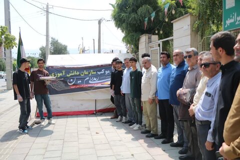 تصاویر/ فعالیت موکب های آموزش و پرورش آذربایجان غربی در مرز تمرچین