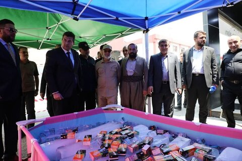 تصاویر/ پذیرایی از زوار اربعین در مرز تمرچین