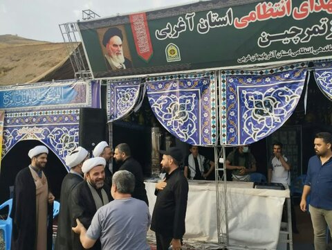 تصاویر/ پذیرایی از زوار اربعین در مرز تمرچین