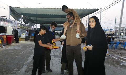 تصاویر/ عبور زائران اربعین حسینی از مرز شلمچه