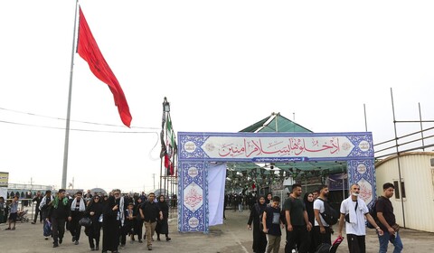 تصاویر/ عبور زائران اربعین حسینی از مرز شلمچه