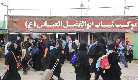 تصاویر/ عبور زائران اربعین حسینی از مرز شلمچه