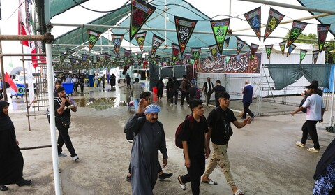 تصاویر/ عبور زائران اربعین حسینی از مرز شلمچه