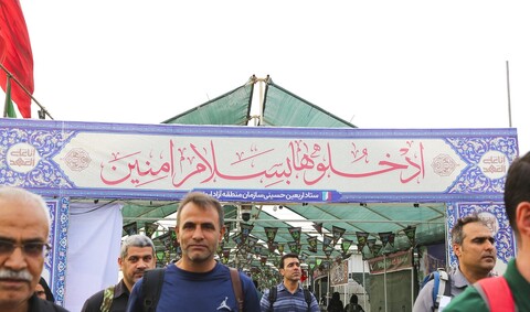 تصاویر/ عبور زائران اربعین حسینی از مرز شلمچه