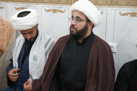 تصاویر/نشست صمیمی مدیر حوزه علمیه خوزستان با مبلغین مستقر در مرز چذابه
