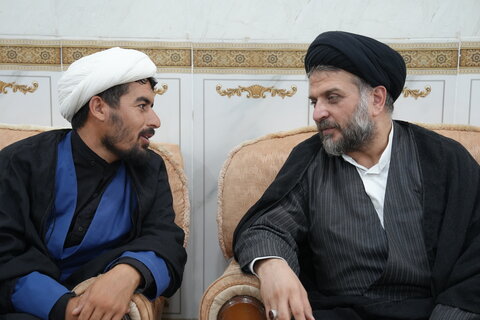 تصاویر/نشست صمیمی مدیر حوزه علمیه خوزستان با مبلغین مستقر در مرز چذابه
