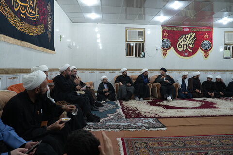 تصاویر/نشست صمیمی مدیر حوزه علمیه خوزستان با مبلغین مستقر در مرز چذابه