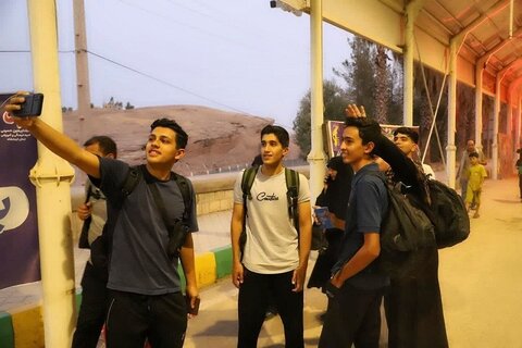 تصاویر/ وضعیت تردد زائران اربعین حسینی(ع) از مرز بین‌المللی خسروی