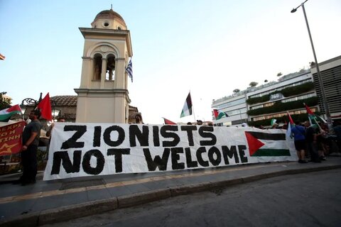 Les Grecs continuent de manifester contre le génocide israélien à Gaza