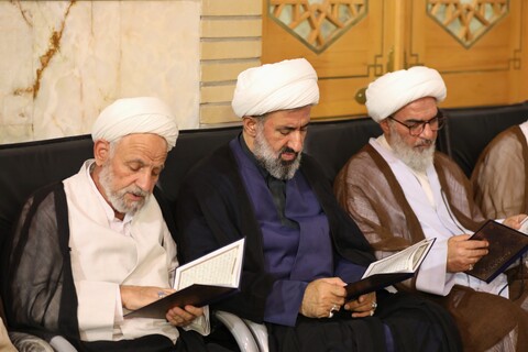 تصاویر/ مراسم بزرگداشت شهدای اقتدار و چهلم شهدای روحانیت