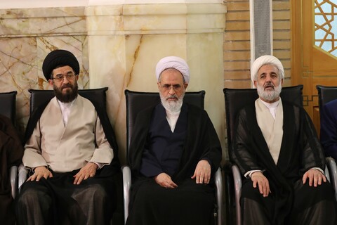 تصاویر/ مراسم بزرگداشت شهدای اقتدار و چهلم شهدای روحانیت