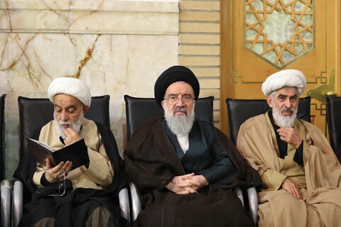 تصاویر/ مراسم بزرگداشت شهدای اقتدار و چهلم شهدای روحانیت