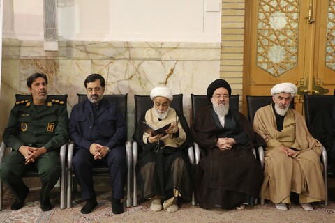 تصاویر/ مراسم بزرگداشت شهدای اقتدار و چهلم شهدای روحانیت