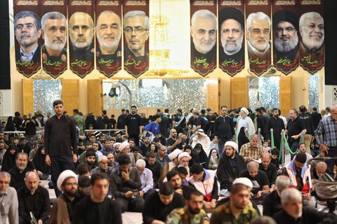 تصاویر/ مراسم بزرگداشت شهدای اقتدار و چهلم شهدای روحانیت