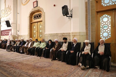 تصاویر/ مراسم بزرگداشت شهدای اقتدار و چهلم شهدای روحانیت