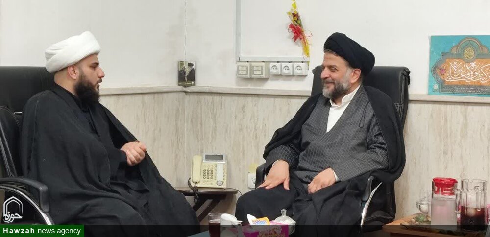 دیدار مدیر دفتر امور نخبگان حوزه‌های علمیه با مدیر حوزه علمیه خوزستان