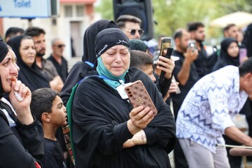 تصاویر/ تردد زوار اربعین از مرز تمرچین