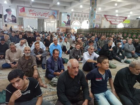 تصاویر/ نمازعبادی سیاسی جمعه کاشان