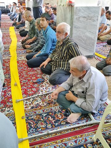 تصاویر/ نمازعبادی سیاسی جمعه قمصرپایتخت گل وگلاب ایران