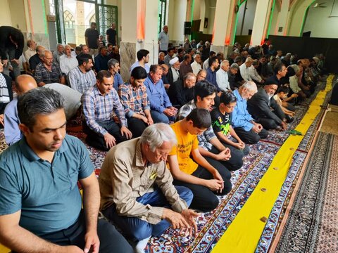 تصاویر/ نمازعبادی سیاسی جمعه قمصرپایتخت گل وگلاب ایران