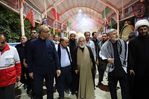 تصاویر/ بازدید امام جمعه و استاندار کرمانشاه از مرز بین المللی خسروی