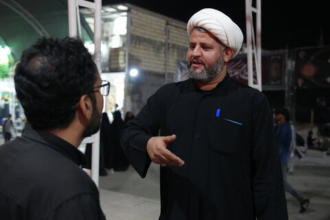 حضور تبلیغی طلاب خوزستانی در چذابه، رساندن پیام عاشورا از تریبون مواکب