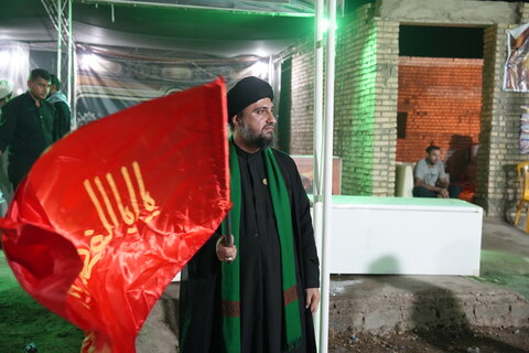 حضور تبلیغی طلاب خوزستانی در چذابه، رساندن پیام عاشورا از تریبون مواکب