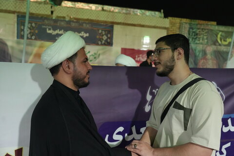 حضور تبلیغی طلاب خوزستانی در چذابه، رساندن پیام عاشورا از تریبون مواکب