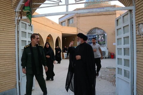 بازدید امام جمعه دهلران از مواکب