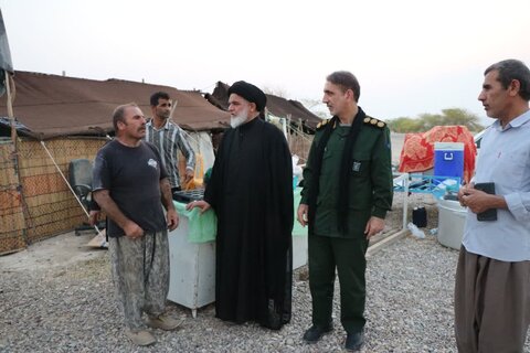 بازدید امام جمعه دهلران از مواکب